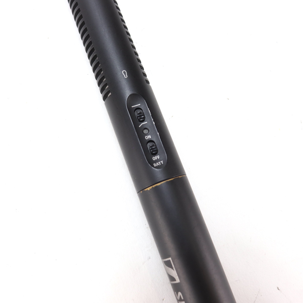 【中古】 ショットガンマイク SENNHEISER MKE 600 ゼンハイザー コンデンサーマイク スイッチ画像