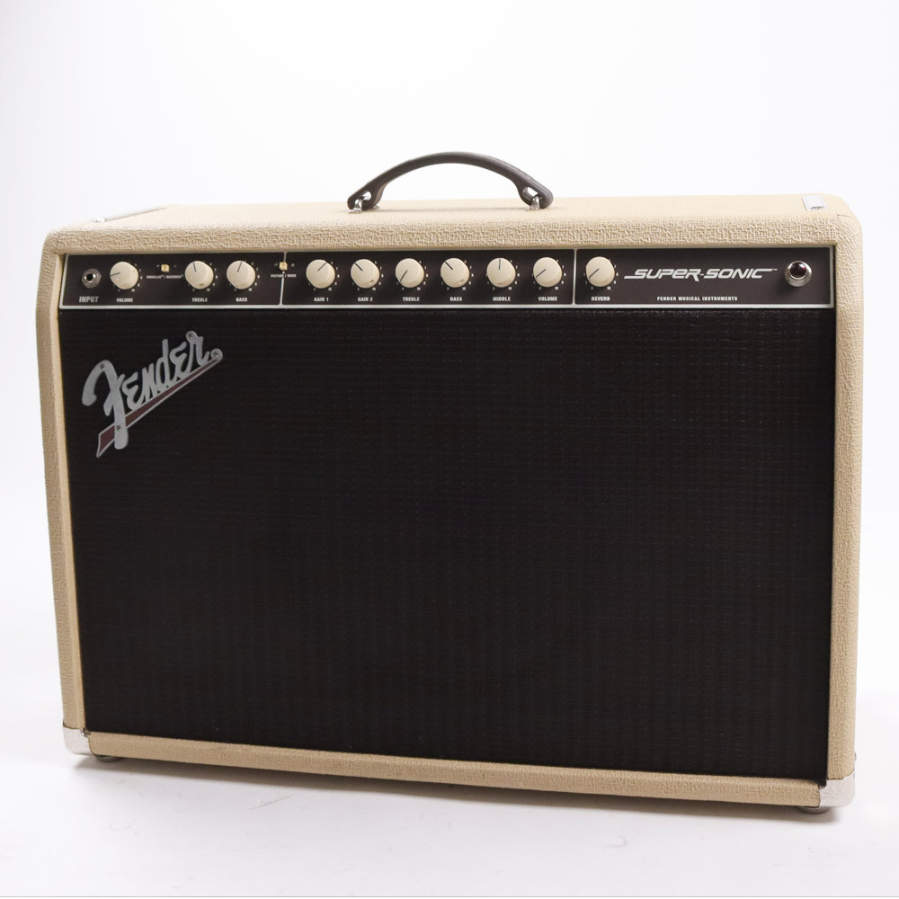 【中古】 ギターアンプ Fender Super-Sonic 1x12 Combo Blonde 2006年製 フェンダー 真空管アンプ スーパーソニック 6L6管2本搭載