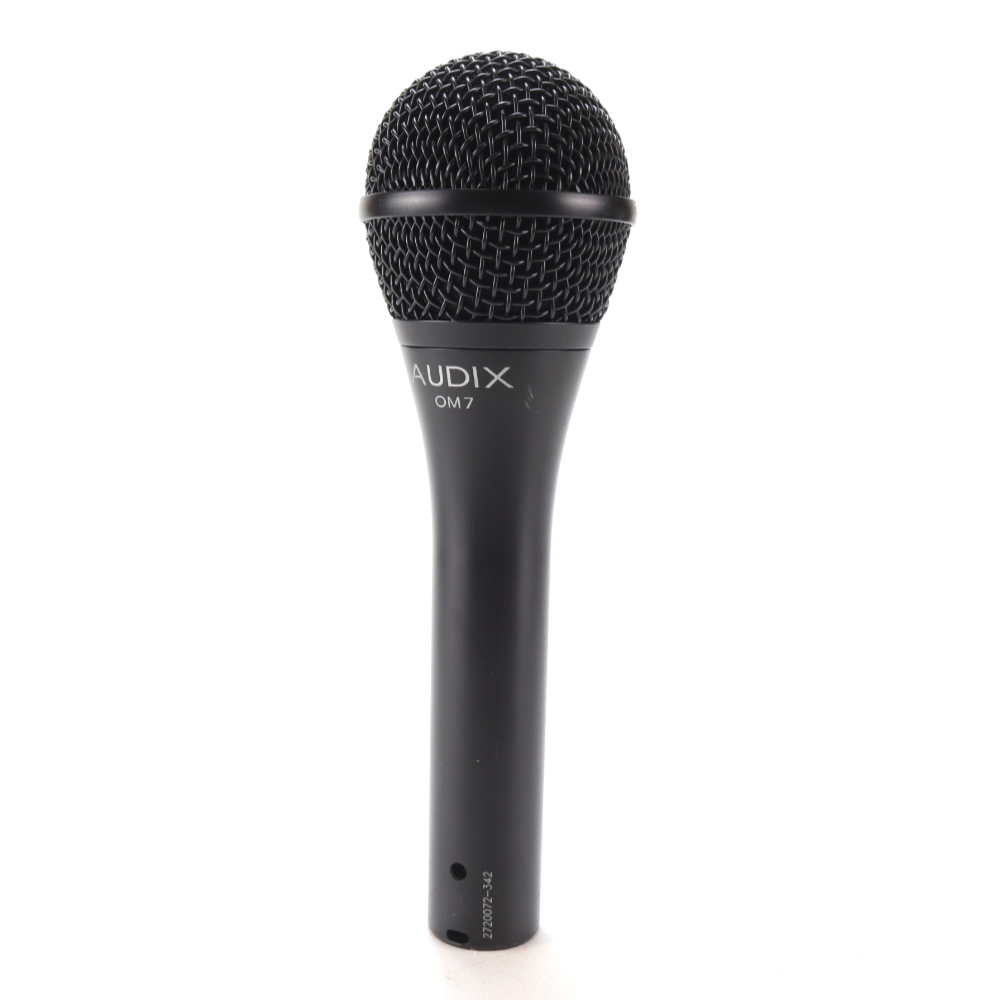 【中古】 AUDIX OM7 ボーカル用ダイナミックマイク 斜めアングル画像