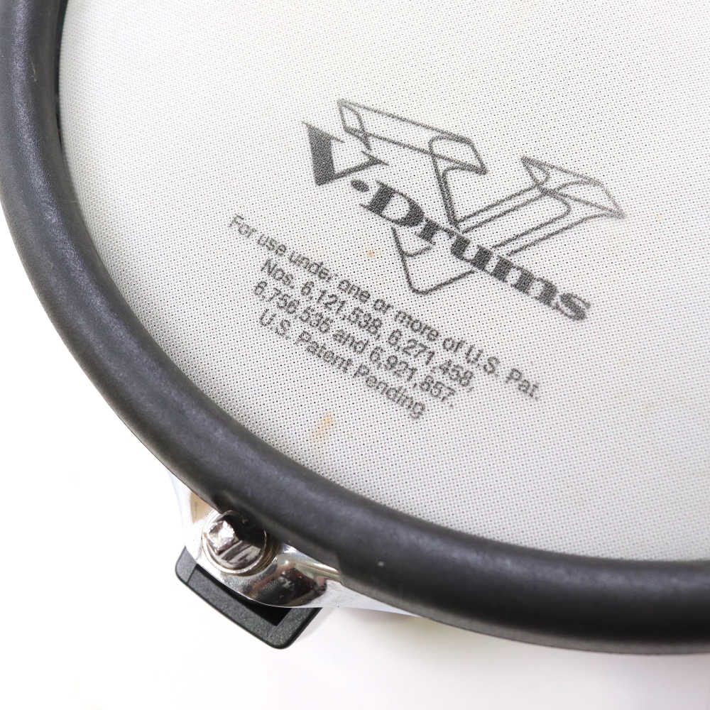 【中古】 Vドラム用パッド ローランド ROLAND PD-85BK 8インチ メッシュヘッド 汚れ画像