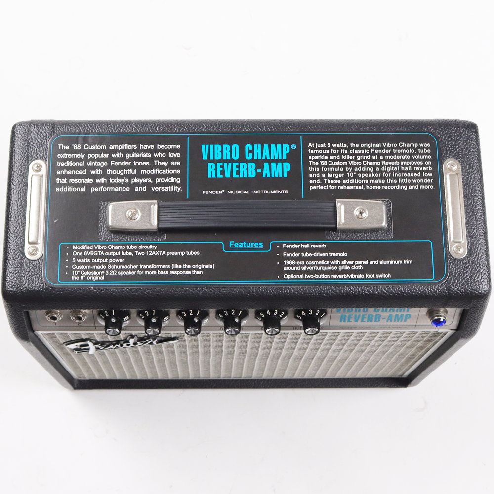 【中古】 ギターアンプ Fender ’68 Custom Vibro Champ Reverb 2023年製 フェンダー バイブロチャンプリバーブ 取手