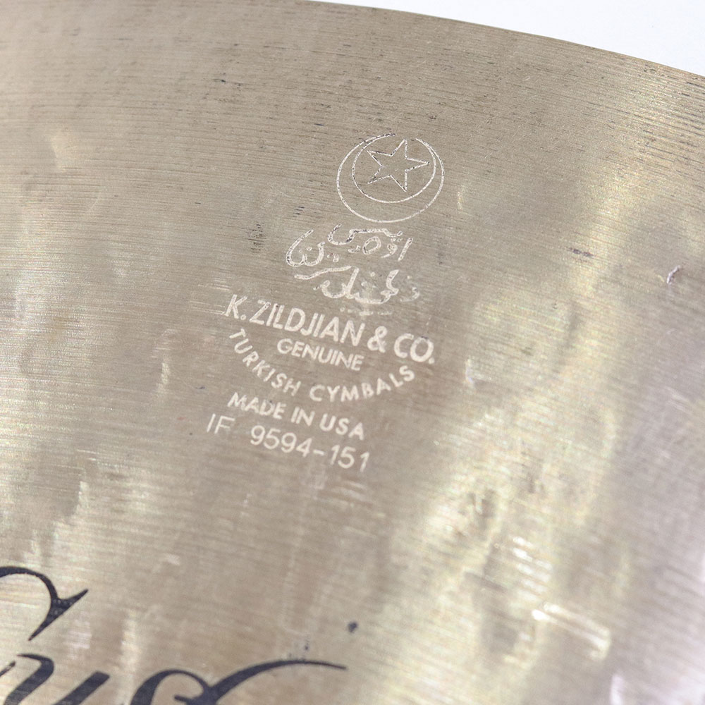 【中古】 クラッシュシンバル ジルジャン ZILDJIAN K.Zildjian Custom Dark Crash 16インチ 刻印