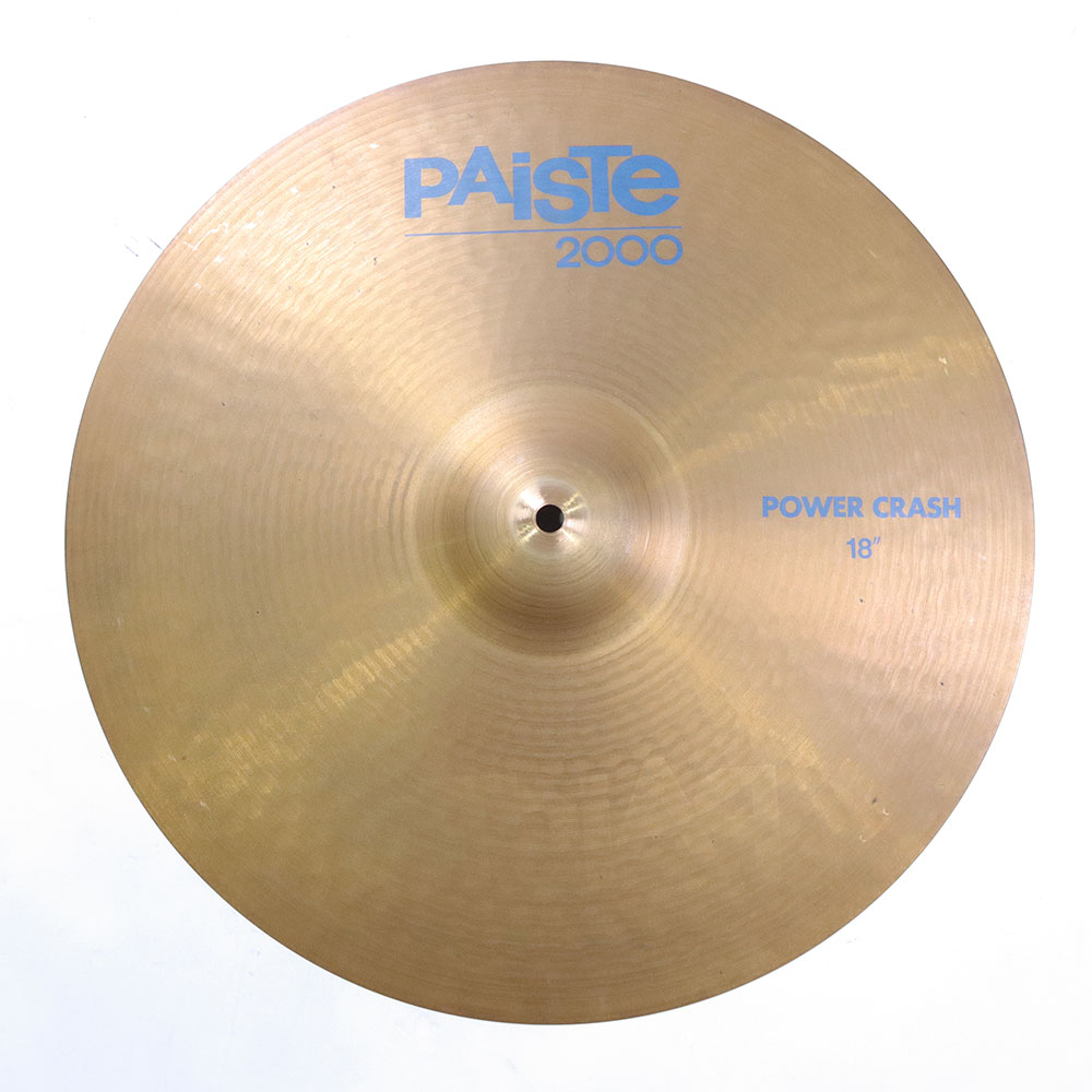 【中古】 クラッシュシンバル パイステ PAISTE 2000 POWER CRASH 18インチ クラッシュ シンバル