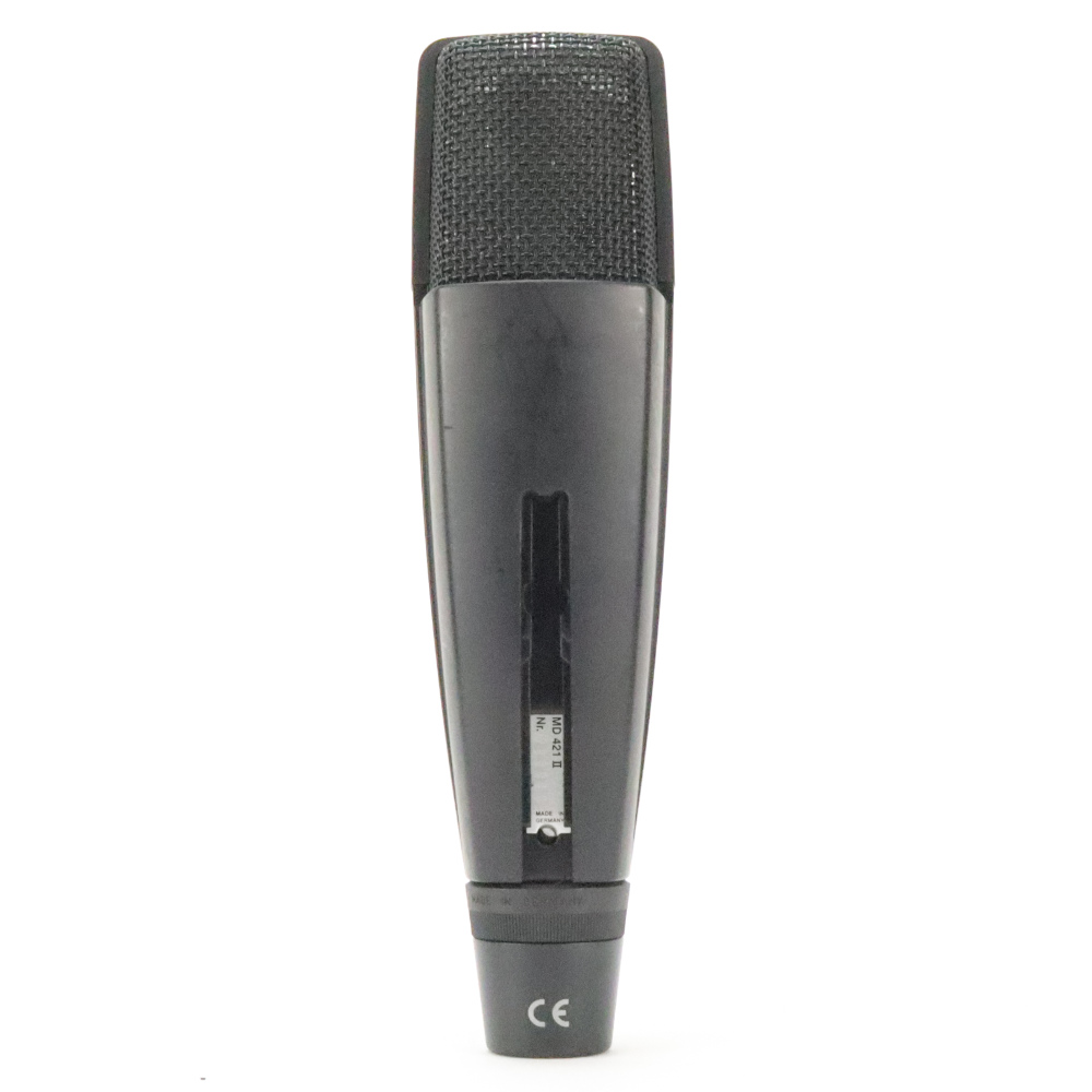【中古】 SENNHEISER ゼンハイザー MD421-II カーディオイド型マイクロホン 本体画像 裏