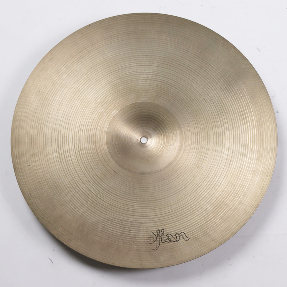 【中古】 ライドシンバル ジルジャン ZILDJIAN A Zildjian MEDIUM RIDE 20インチ 70s〜80s ビンテージシンバル 裏面