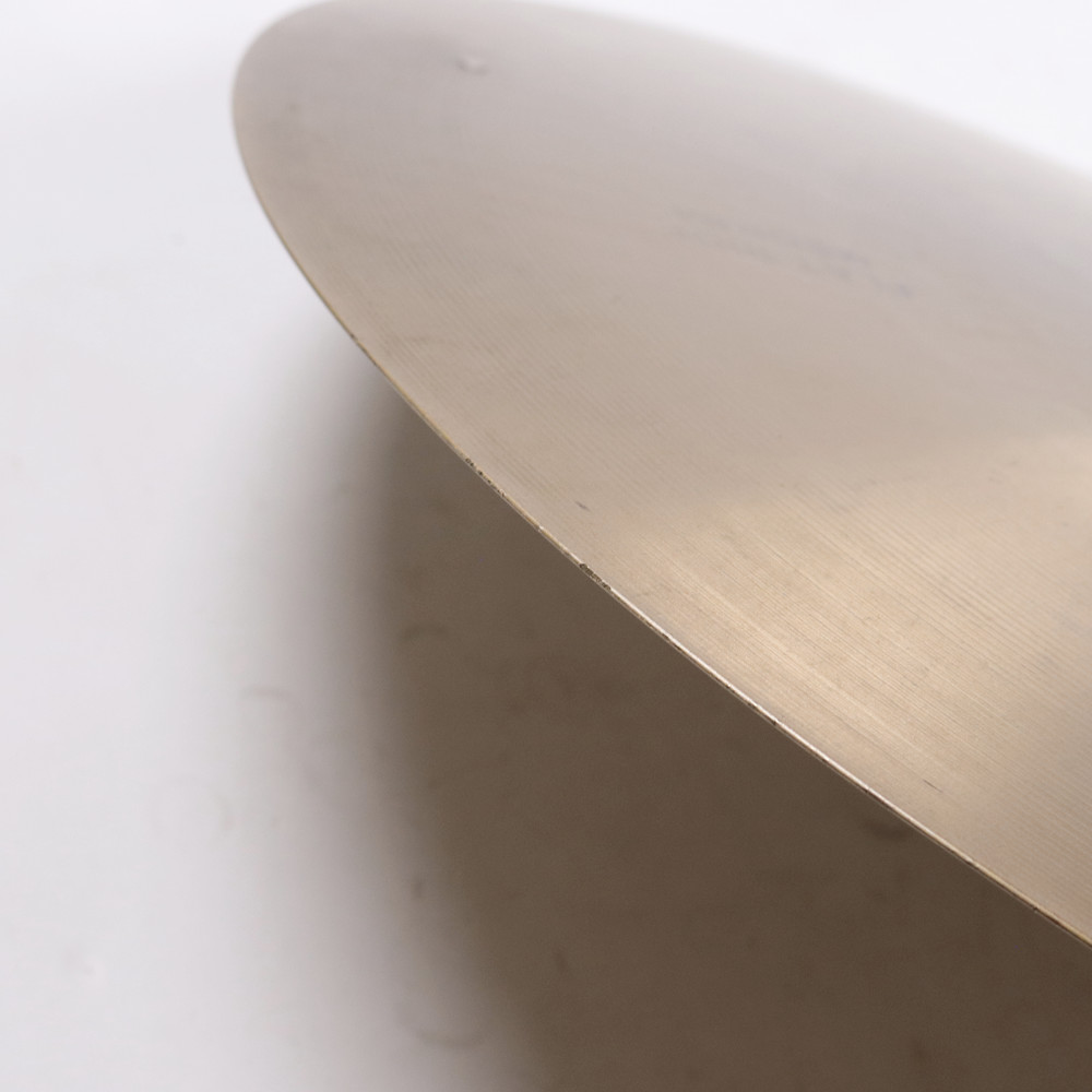 【中古】 リベット付きライドシンバル パイステ PAISTE Formula 602 FLAT RIDE MEDIUM 20インチ 1970s ビンテージシンバル 削れ