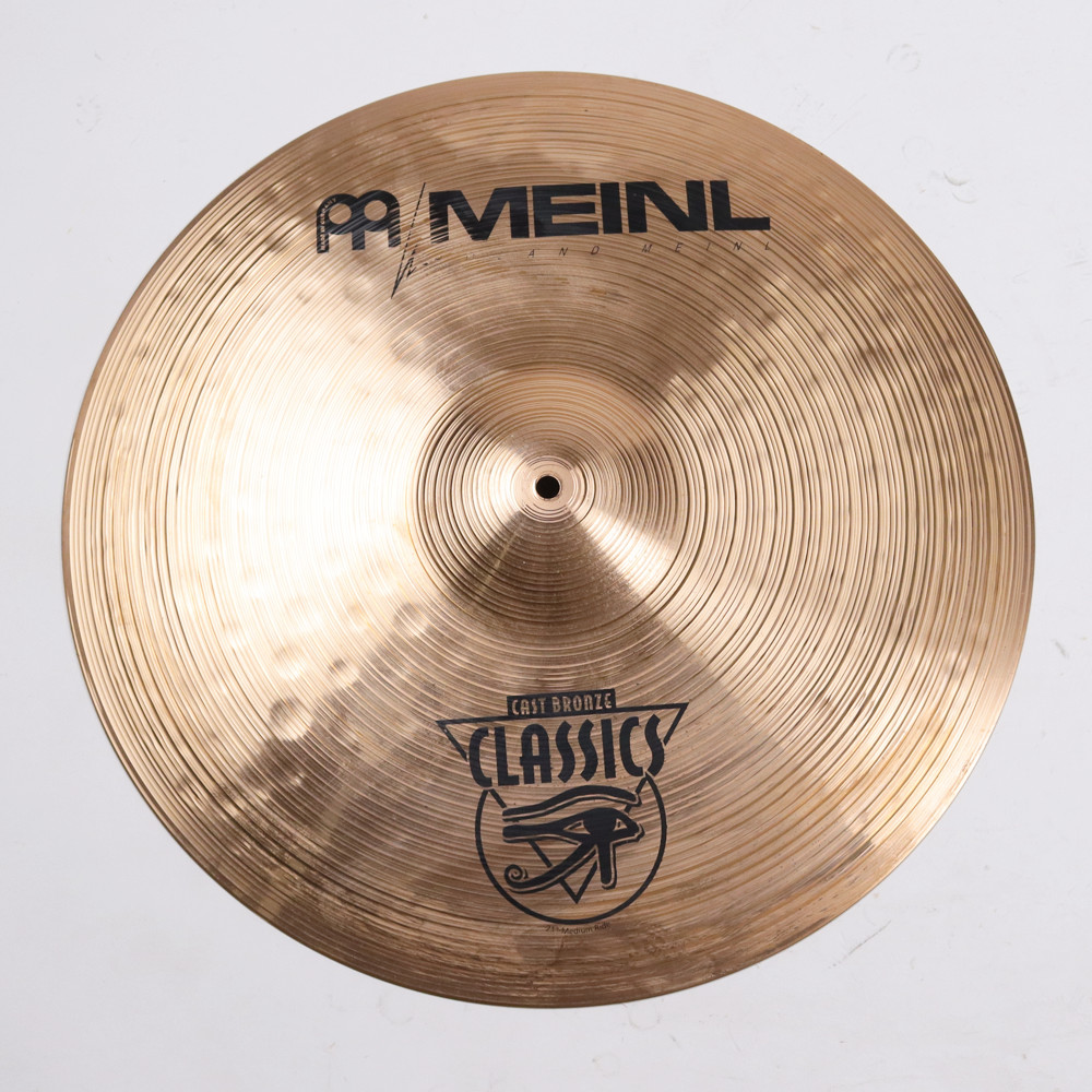 【中古】 ライドシンバル マイネル MEINL Classics Medium Ride 21インチ ライドシンバル