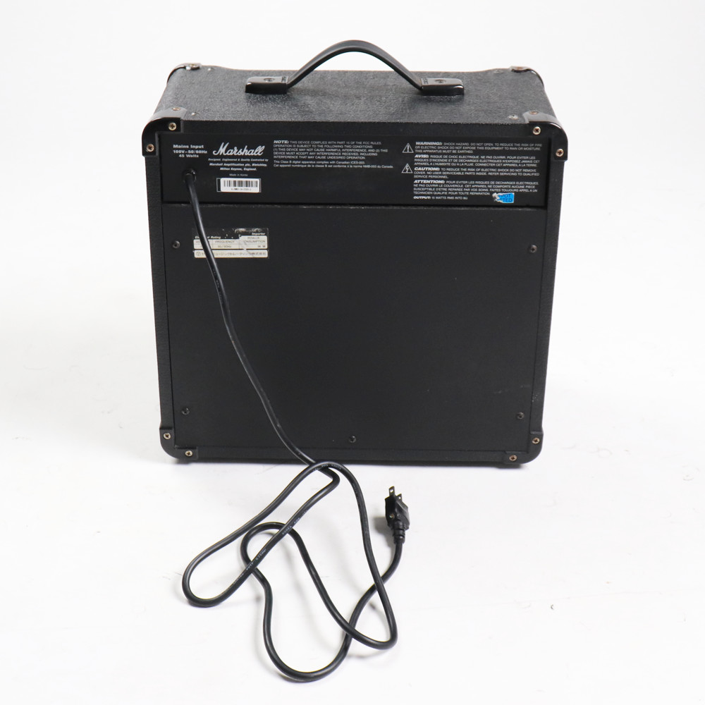 【中古】 ギターアンプ Marshall MG15DFX 背面