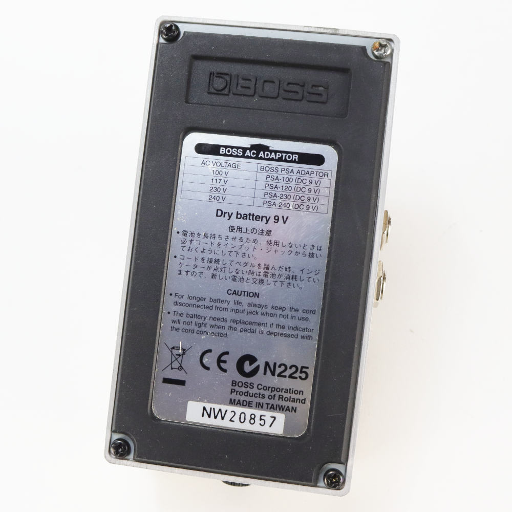 【中古】 ノイズサプレッサー エフェクター BOSS NS-2 Noise Suppressor ギターエフェクター 本体画像 裏 