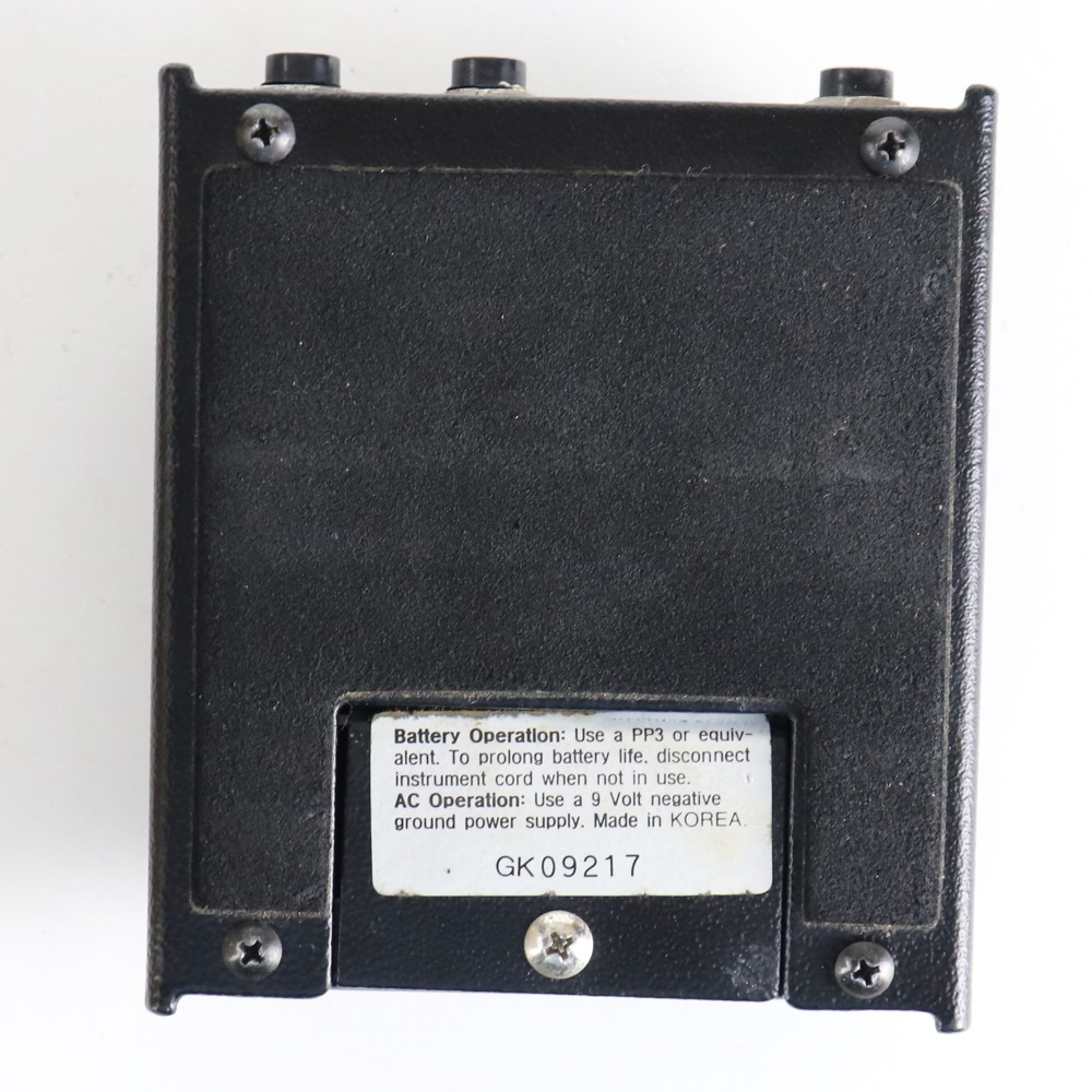 【中古】 ディストーション Marshall The Guv’nor made in KOREA マーシャル ガバナー 裏面