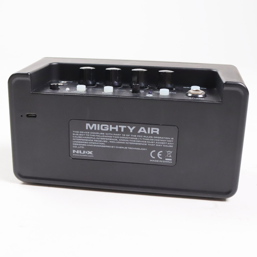 【中古】 小型ギターアンプ NUX ニューエックス Mighty Air ワイヤレス 小型ギターアンプ コンボ 本体画像 裏