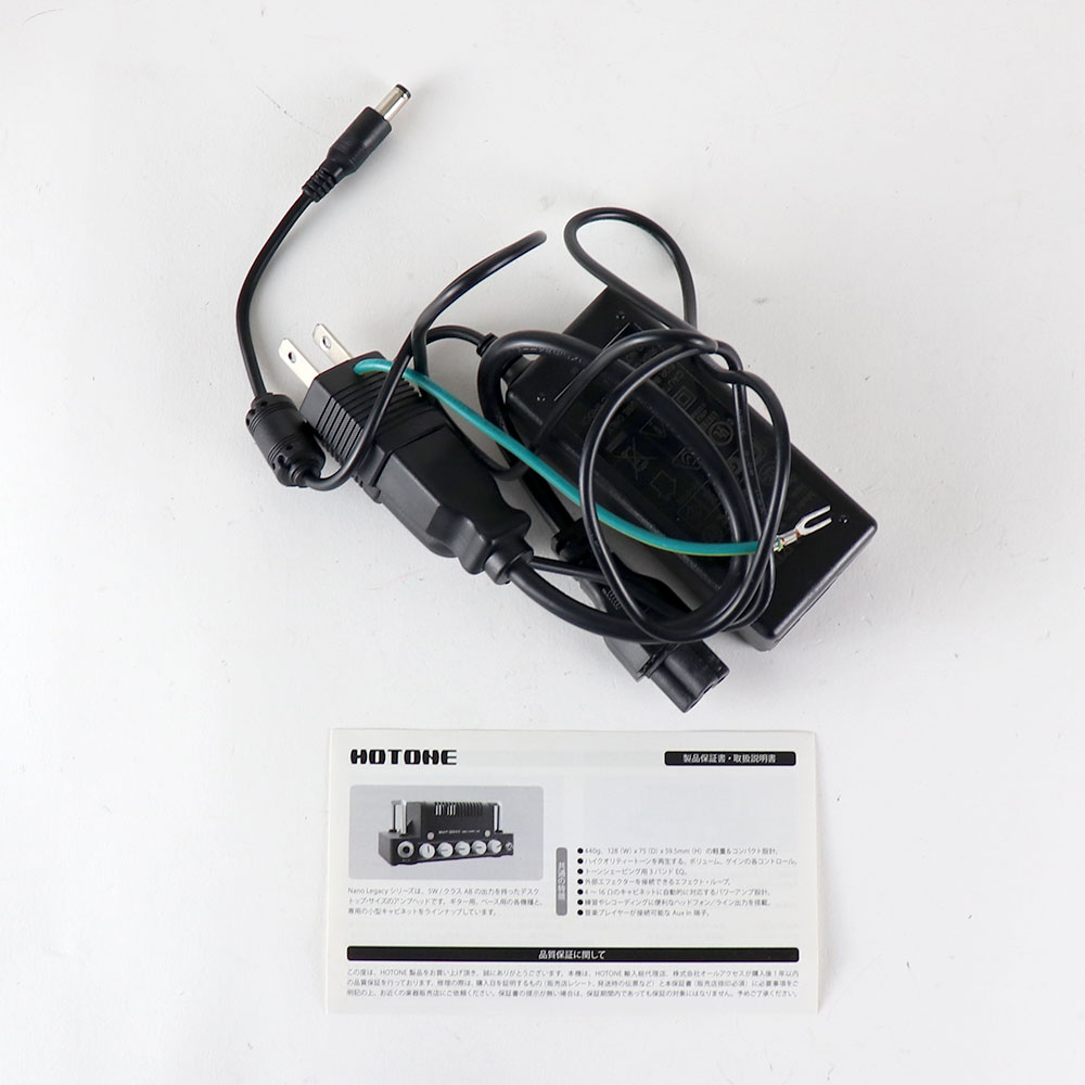 【中古】 ギターアンプヘッド HOTONE Nano Legacy Series Heart Attack 付属品