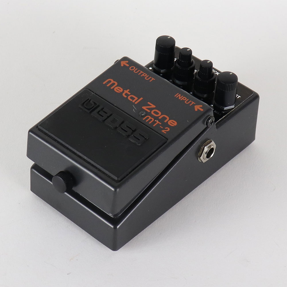 【中古】メタルゾーン エフェクター BOSS MT-2 Metal Zone ボス ギターエフェクター 全体