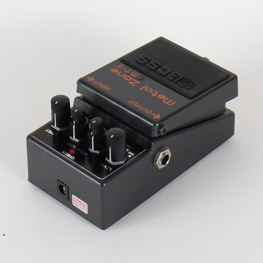 【中古】メタルゾーン エフェクター BOSS MT-2 Metal Zone ボス ギターエフェクター 全体