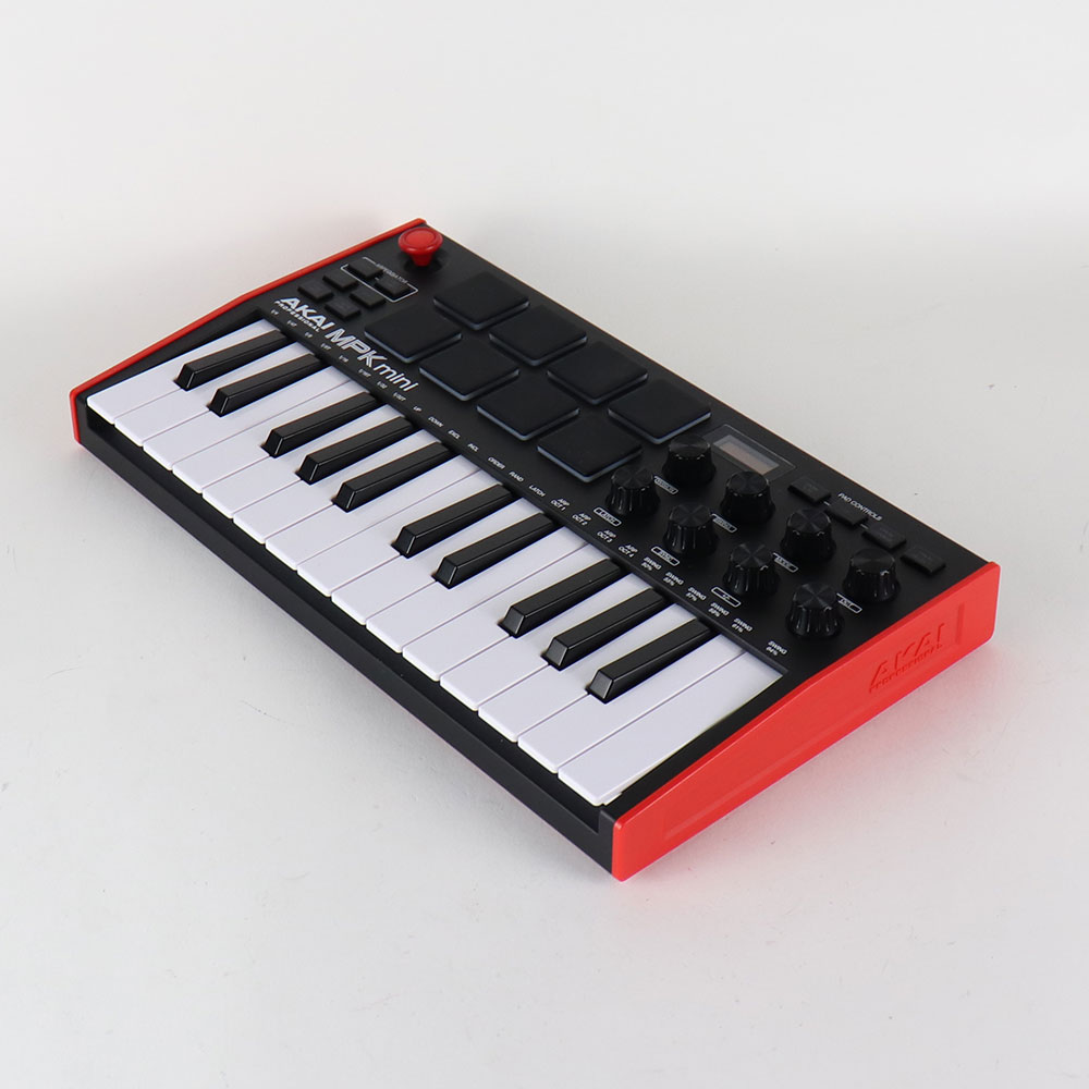 【中古】 AKAI Professional MPK mini MK3 25鍵盤 USB MIDIキーボード コントローラー 全体