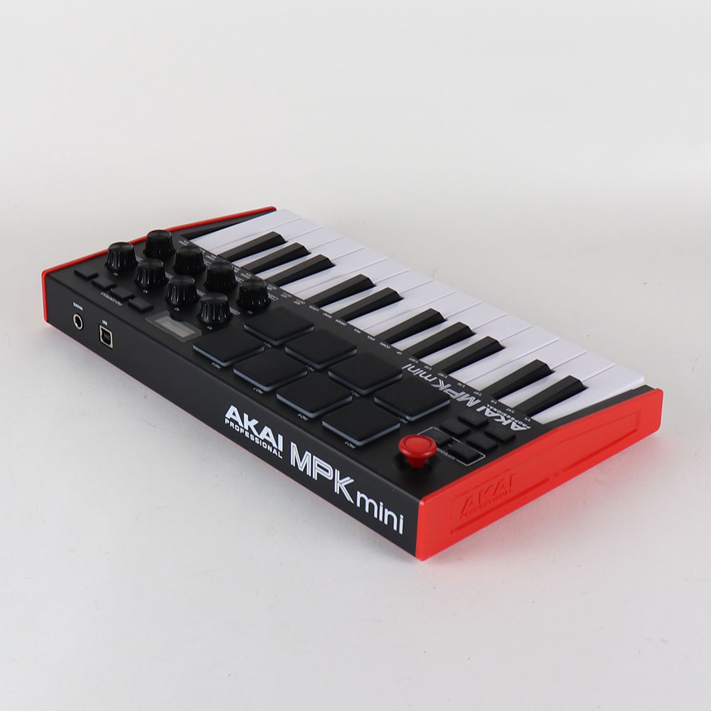 【中古】 AKAI Professional MPK mini MK3 25鍵盤 USB MIDIキーボード コントローラー 全体