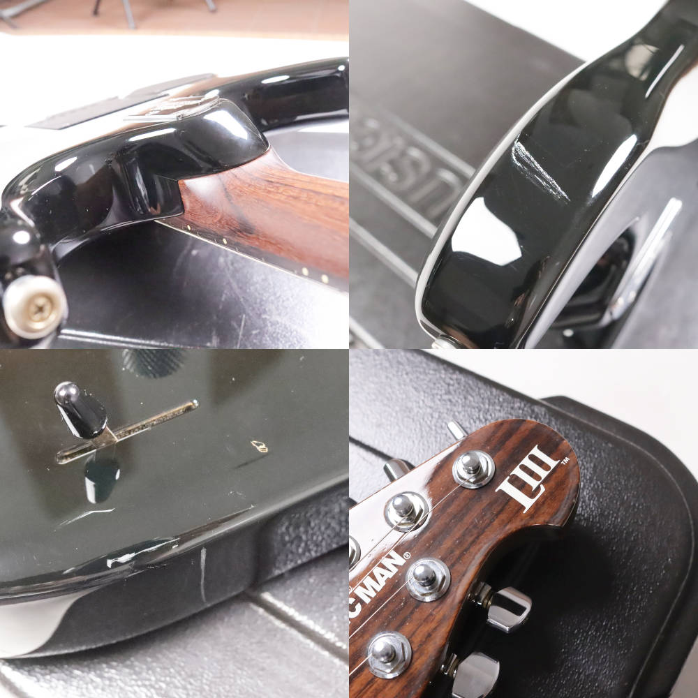 【中古】 エレキギター Music Man Luke III HSS Rosewood Neck Black 2012年製 Steve Lukather Signature Model ミュージックマン 初期型 傷