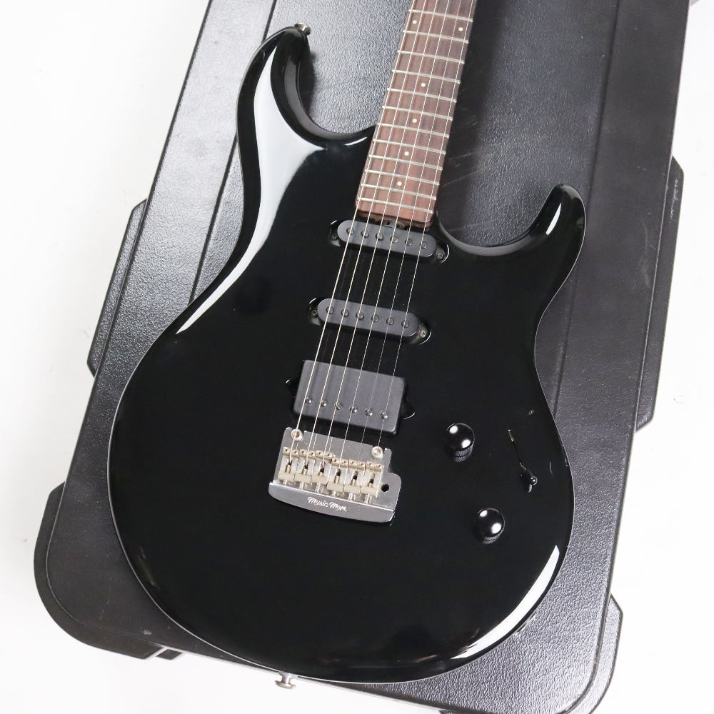 【中古】 エレキギター Music Man Luke III HSS Rosewood Neck Black 2012年製 Steve Lukather Signature Model ミュージックマン 初期型 ボディ画像