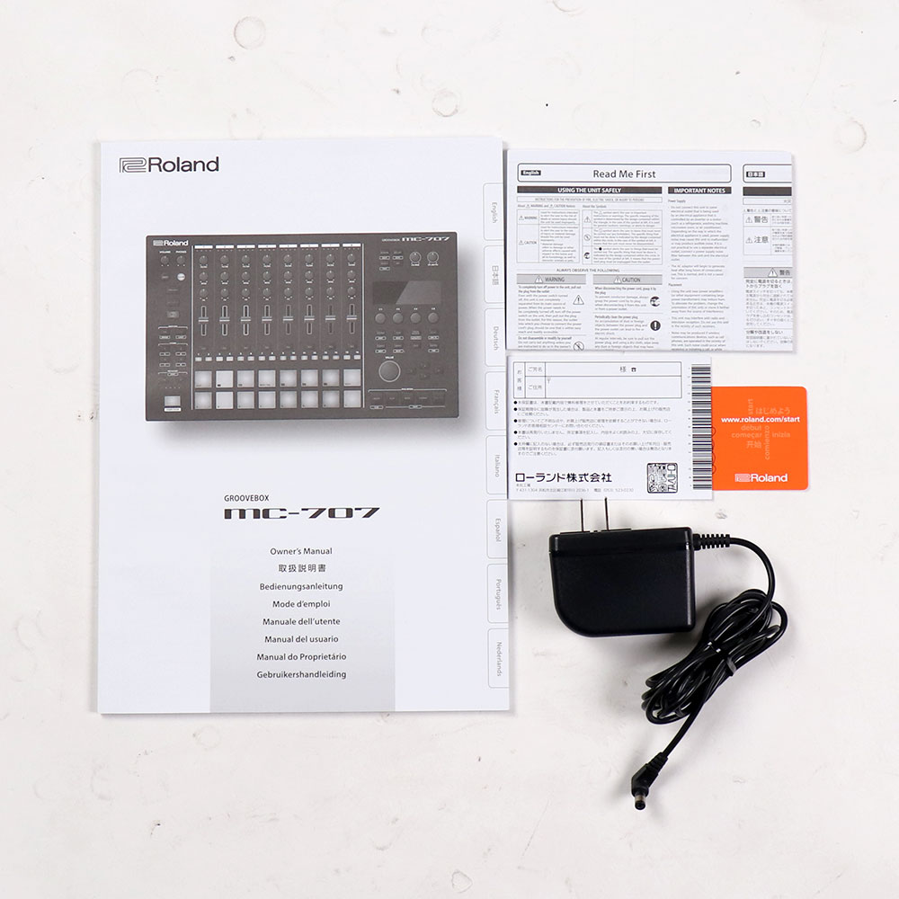 【中古】 ローランド ROLAND MC-707 GROOVEBOX グルーヴボックス 付属品