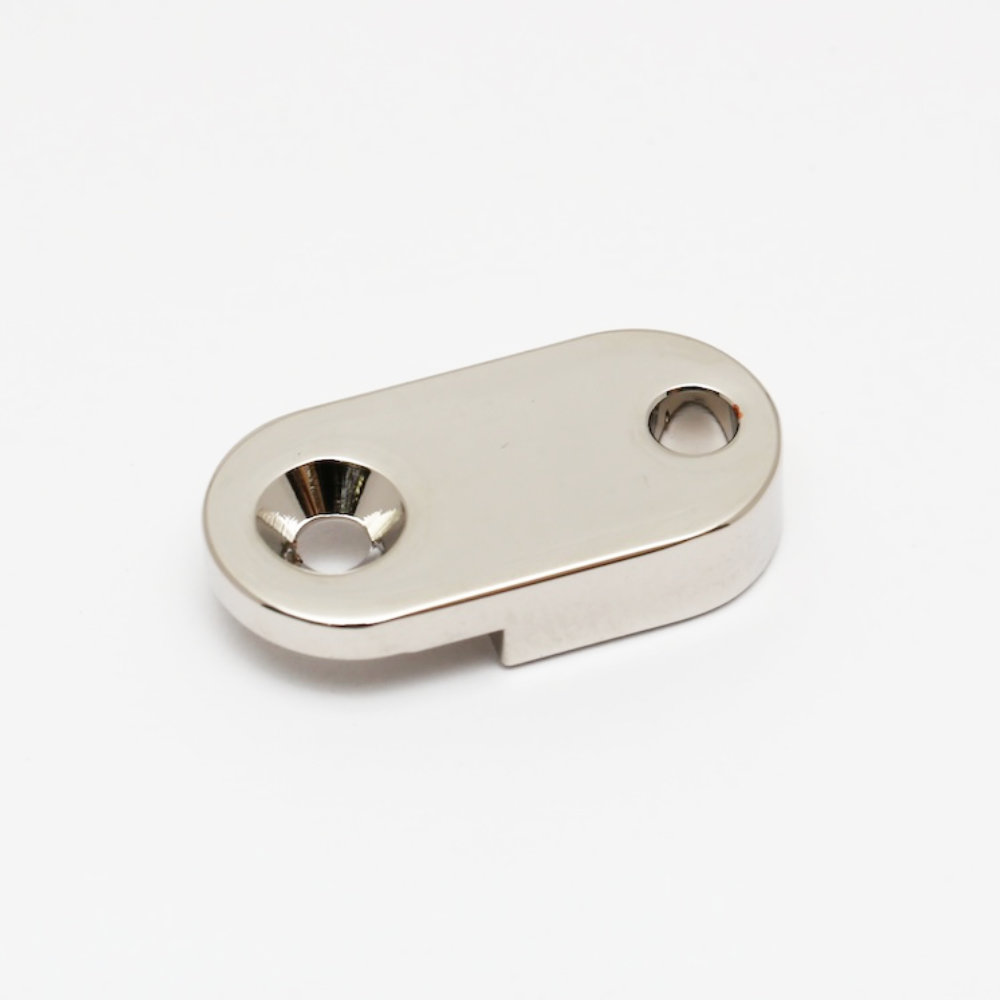 Advanced Music Products Short Foot, .875"/Nickel フルアコ/セミアコ用 ピックガード・ブラケット ショート ニッケル