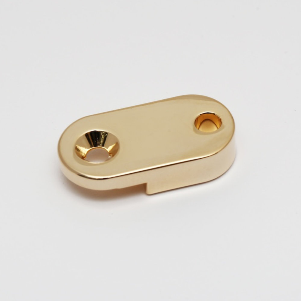 Advanced Music Products Short Foot， .875"/Gold フルアコ/セミアコ用 ピックガード・ブラケット ショート ゴールド