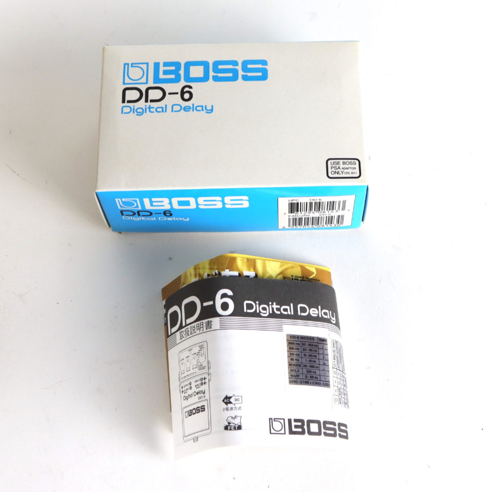 【中古】ディレイ エフェクター BOSS DD-6 Digtal Delay ギターエフェクター 付属品画像