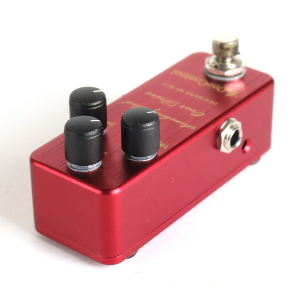【中古】 オーバードライブ ONE CONTROL STRAWBERRY RED OVER DRIVE ワンコントロール ストロベリーレッド ワンコン リア斜めアングル画像