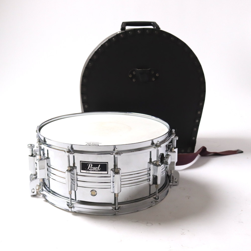 【中古】 スネアドラム パール Pearl S-314D Steel shell 14x6.5 スネアドラム Made in Japan