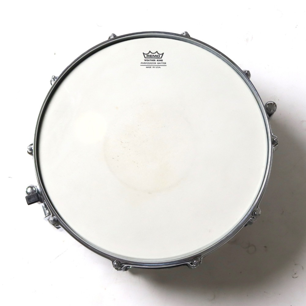 【中古】 スネアドラム パール Pearl S-314D Steel shell 14x6.5 スネアドラム Made in Japan トップ画像