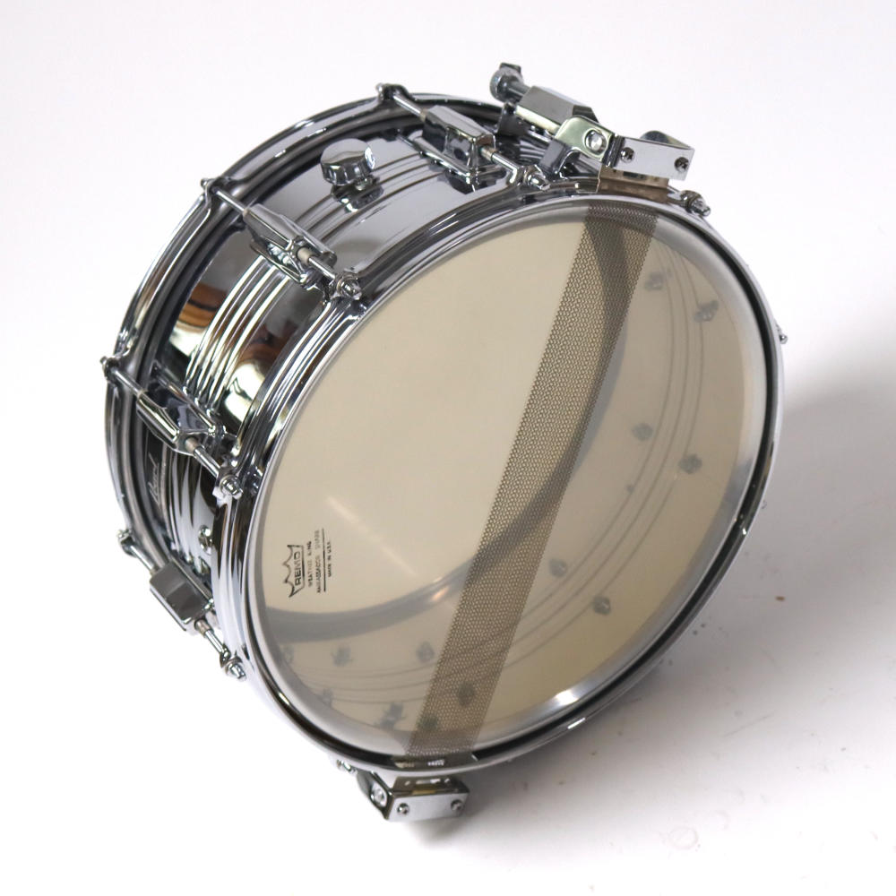 【中古】 スネアドラム パール Pearl S-314D Steel shell 14x6.5 スネアドラム Made in Japan ボトム画像