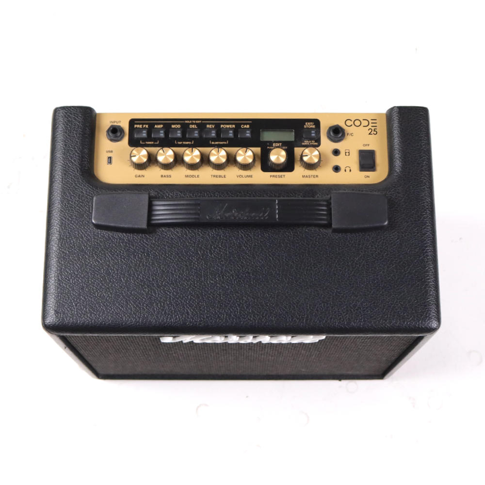 【中古】 マーシャル MARSHALL CODE25 フルモデリング 小型ギターアンプ コンボ トップ画像