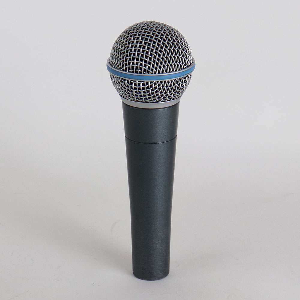 【中古】 マイク ダイナミックマイク シュアー SHURE BETA58A シュア マイクロフォン ベータゴッパ 背面
