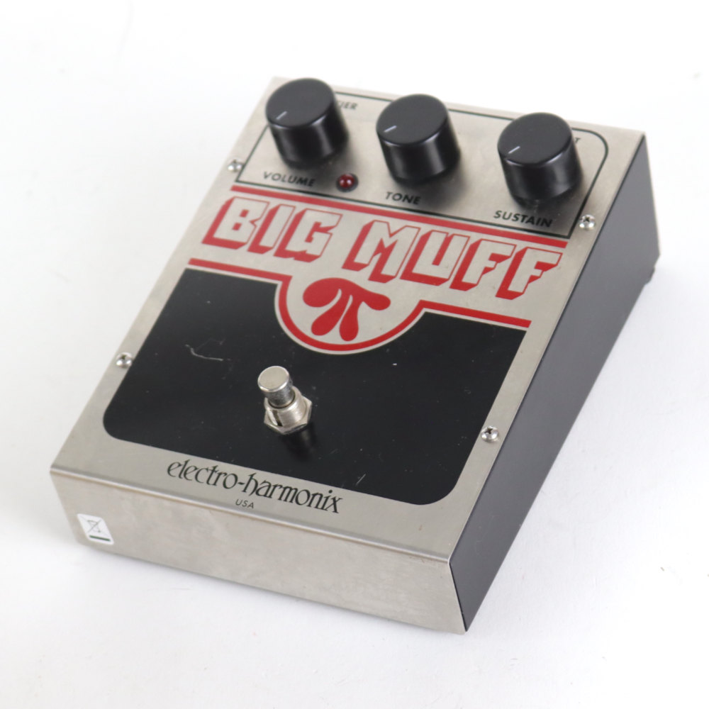 【中古】 ファズ ディストーション エフェクター ELECTRO-HARMONIX エレハモ Big Muff Pi ビッグマフ ギターエフェクター 斜めアングル画像