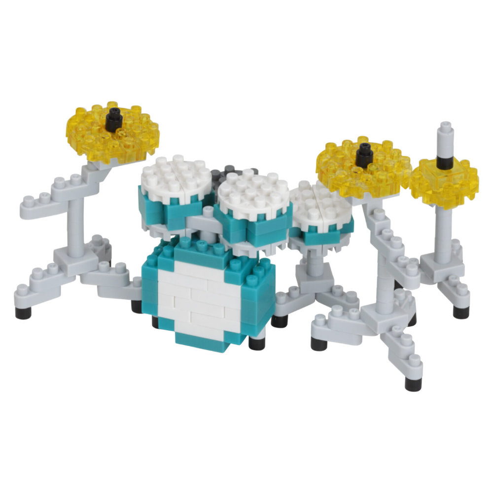 ナノブロック ドラムセット グリーン カワダ