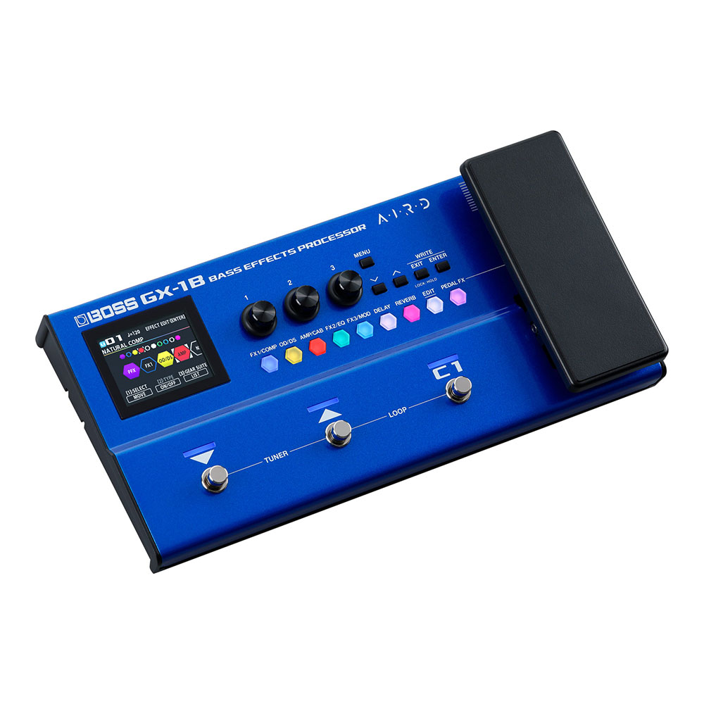 【再生品】 BOSS ボス GX-1B ベース用マルチエフェクター Bass Effects Processor (BOSS GT-1B 後継機種) メーカー再生品 アウトレット 全体