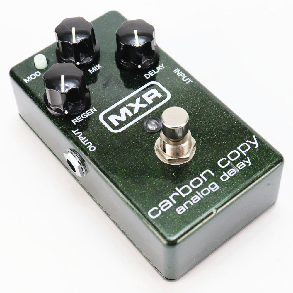【中古】 アナログディレイ エフェクター MXR M-169 Carbon Copy Analog Delay カーボンコピー ディレイ ギターエフェクター M169 本体画像 斜め 2