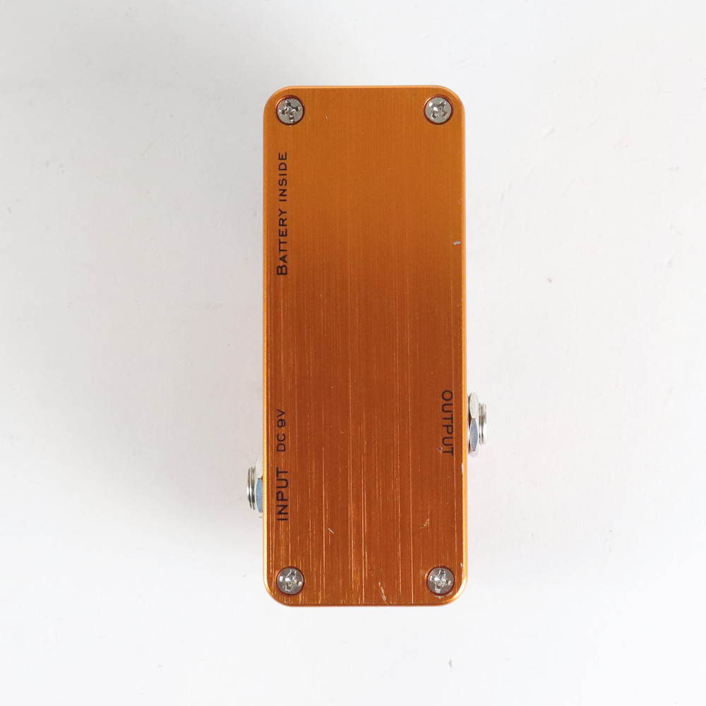 【中古】 One Control FLUORESCENT ORANGE AIAB Amp In A Box 旧デザイン オーバードライブ ギターエフェクター 裏面