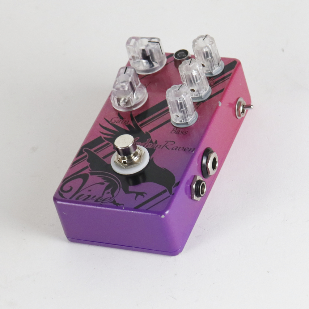 【中古】 ディストーション Vivie Modern Raven ギターエフェクター 側面