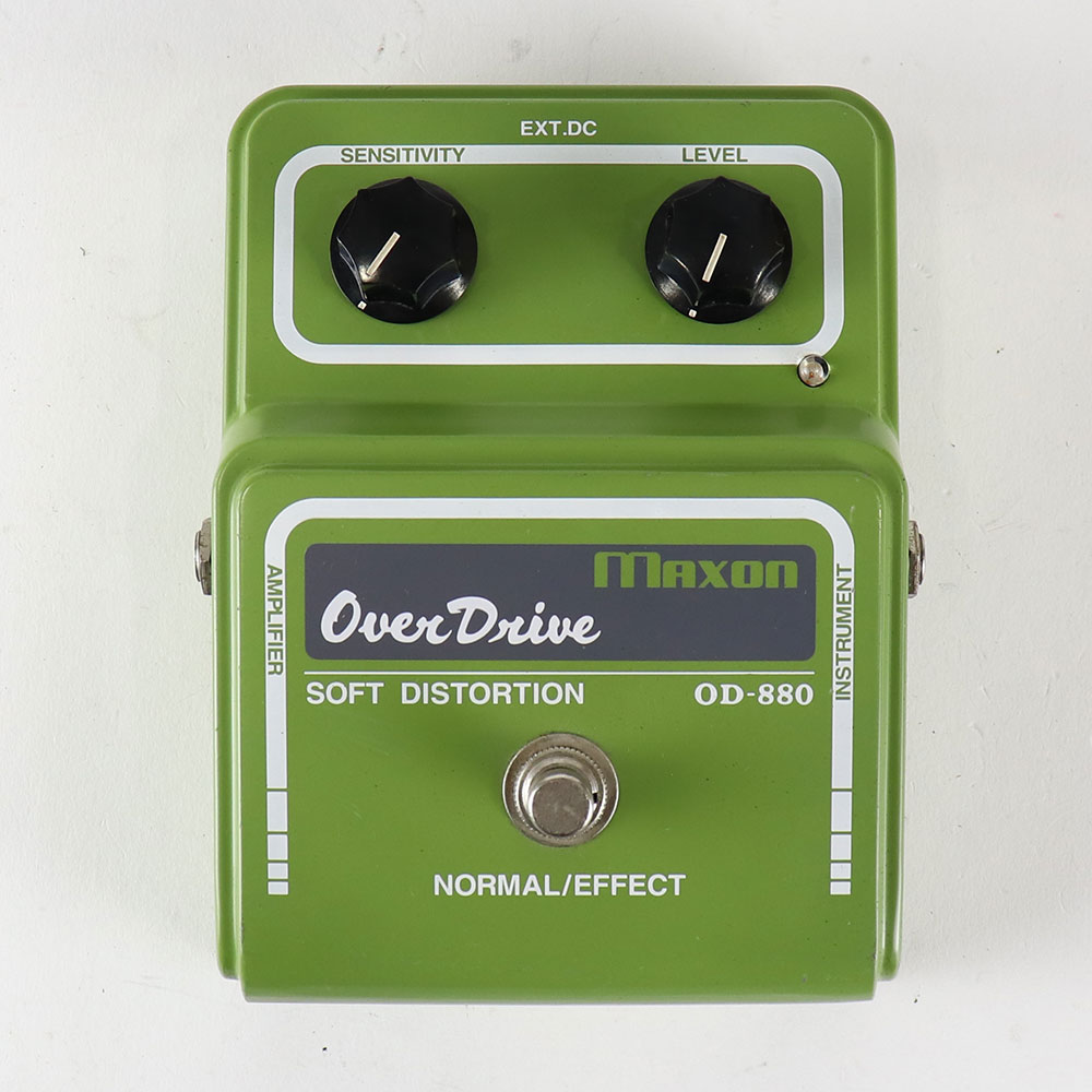 【中古】オーバードライブ マクソン MAXON OD-880 Over Drive SOFT DISTORTION Reissue ギターエフェクター
