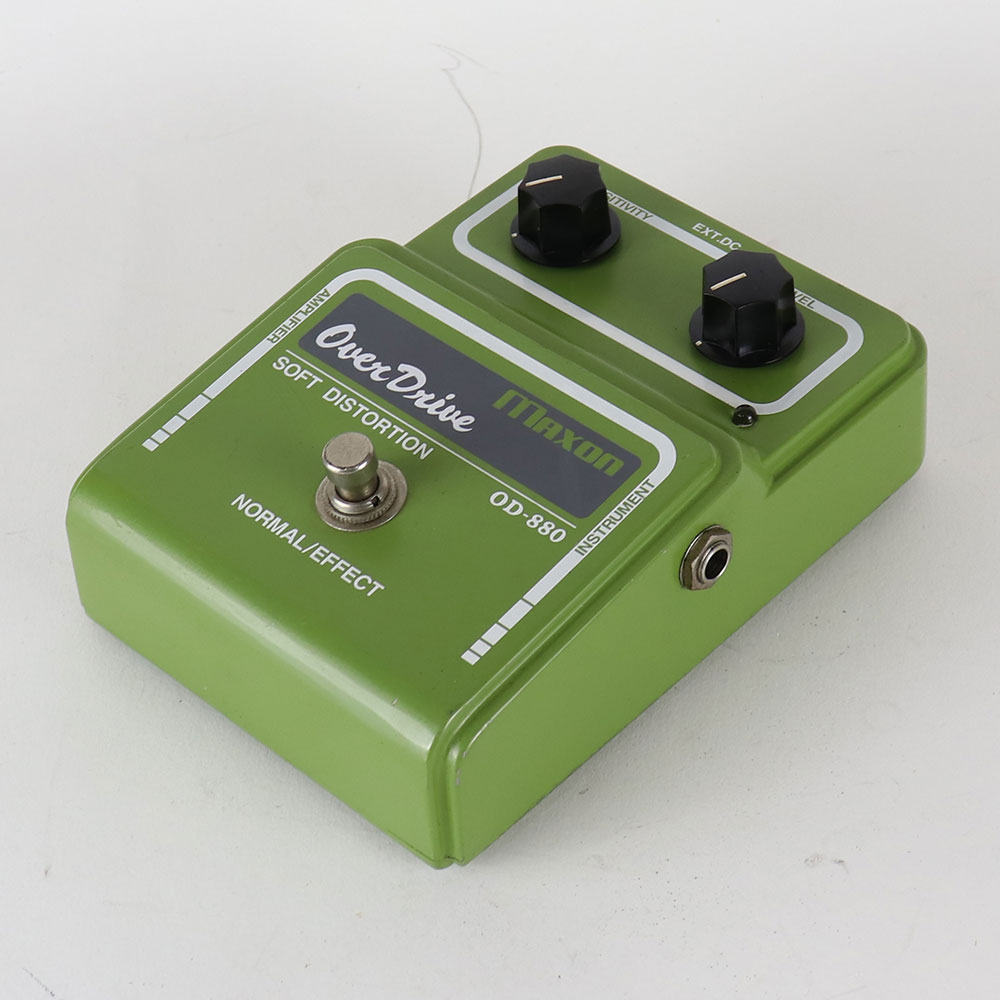 【中古】オーバードライブ マクソン MAXON OD-880 Over Drive SOFT DISTORTION Reissue ギターエフェクター 全体