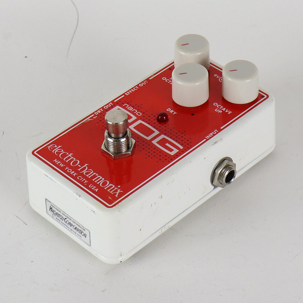 【中古】 オクターバー エフェクター ELECTRO-HARMONIX nano POG Polyphonic Octave Generator ギターエフェクター 全体