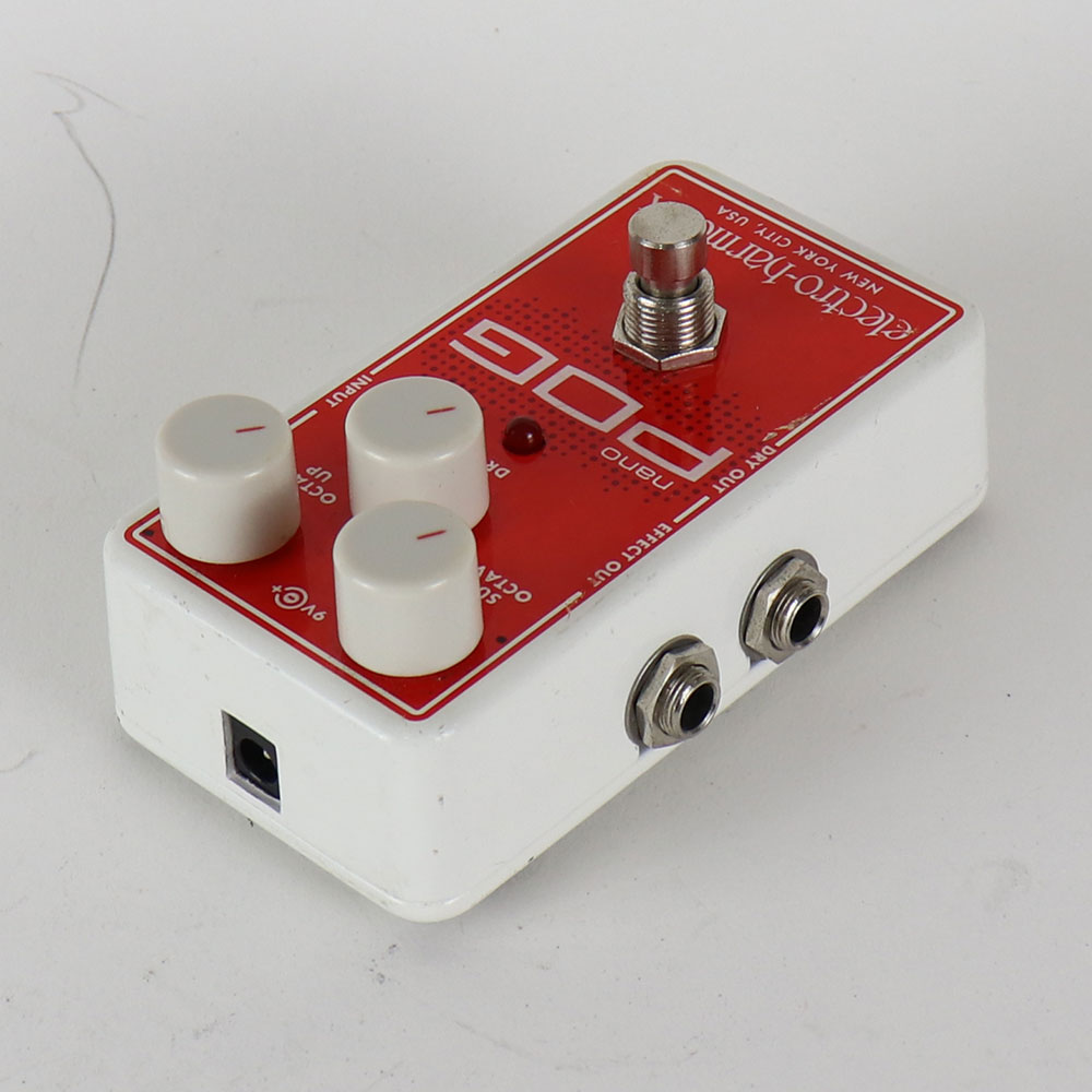 【中古】 オクターバー エフェクター ELECTRO-HARMONIX nano POG Polyphonic Octave Generator ギターエフェクター 全体