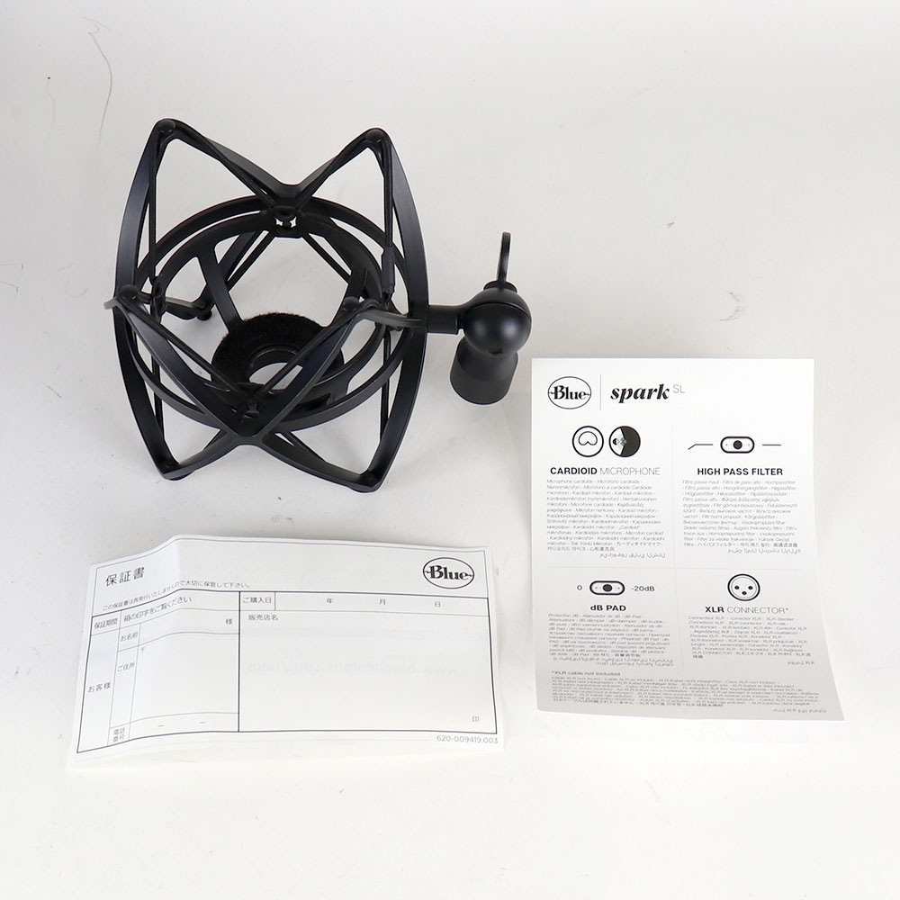 【中古】コンデンサーマイク Blue Microphones SPARK SL 付属品