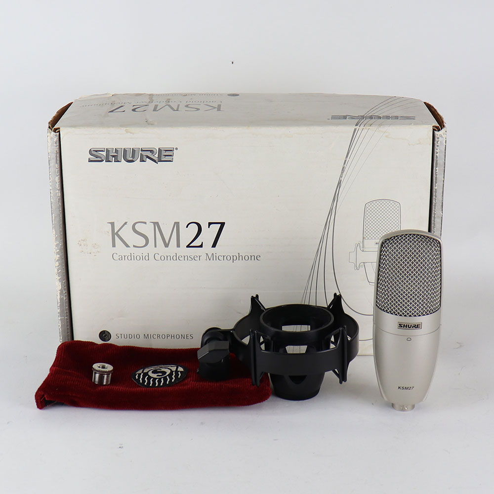 【中古】 マイクロフォン SHURE KSM27 コンデンサーマイク シュアー