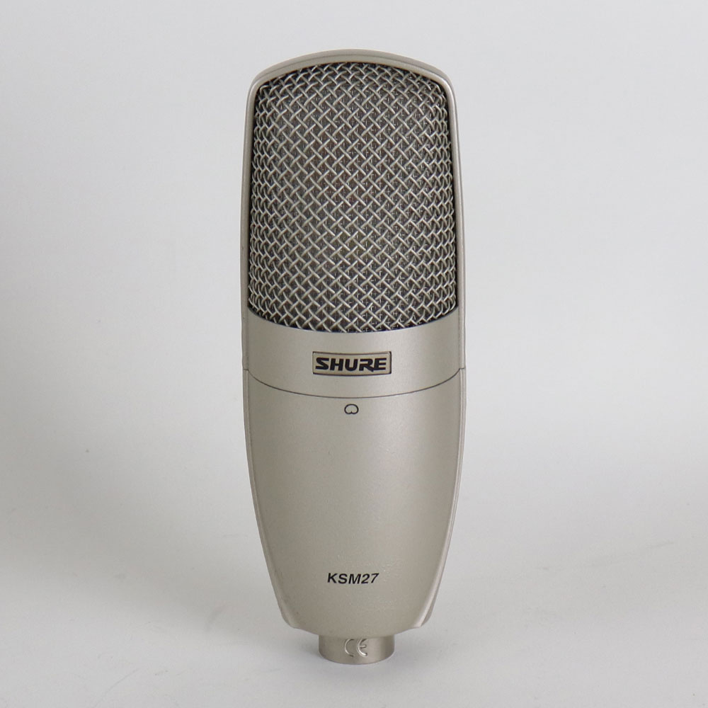 【中古】 マイクロフォン SHURE KSM27 コンデンサーマイク シュアー 正面