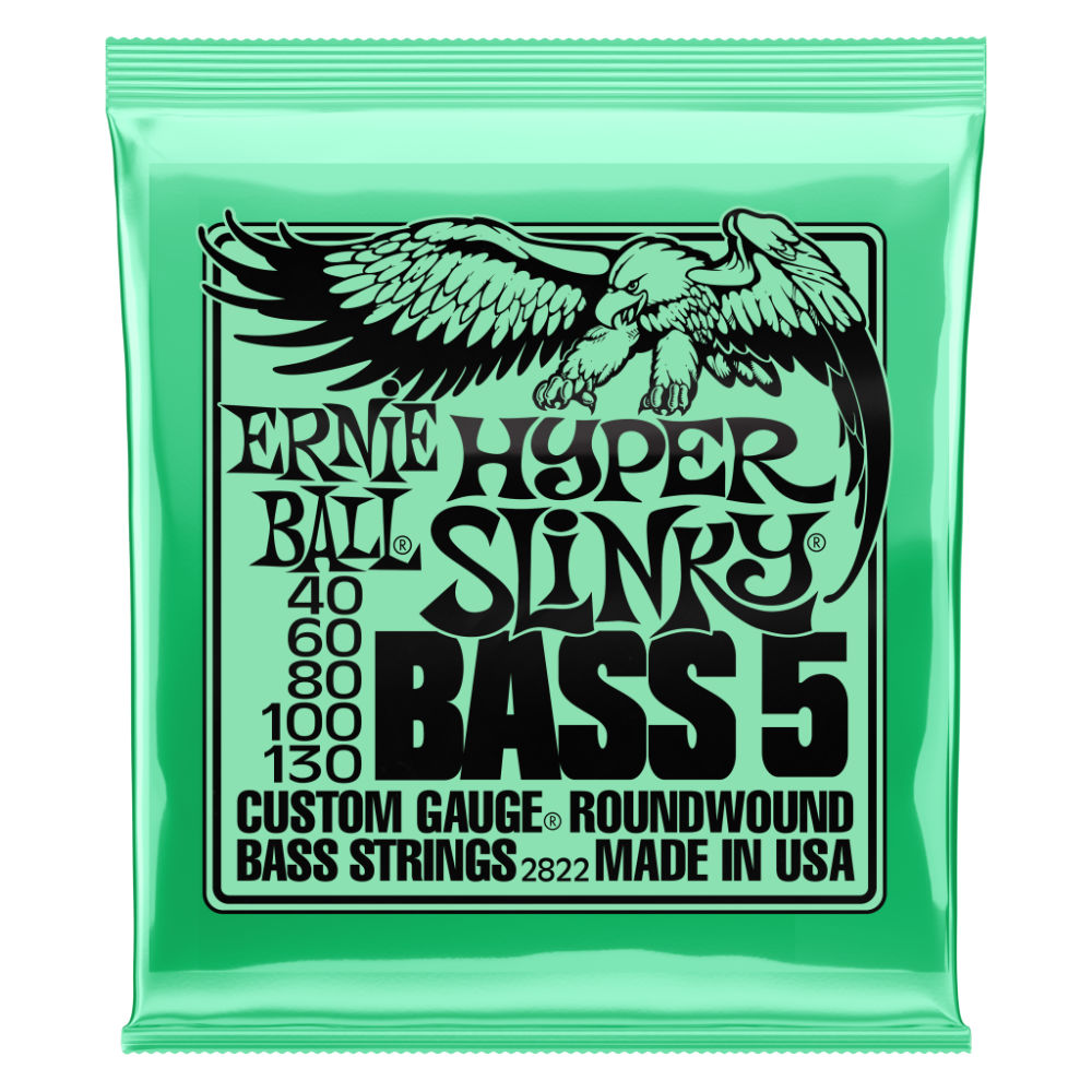 ERNIE BALL 2822 5弦ベース用弦 BASS 5 HYPER Slinky Nickel Wound 5-String 40-130 Gauge アーニーボール