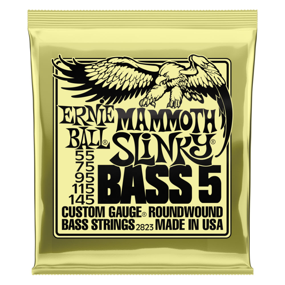 ERNIE BALL 2823 5弦ベース用弦 BASS 5 MAMMOTH Slinky Nickel Wound 5-String 55-145 Gauge アーニーボール