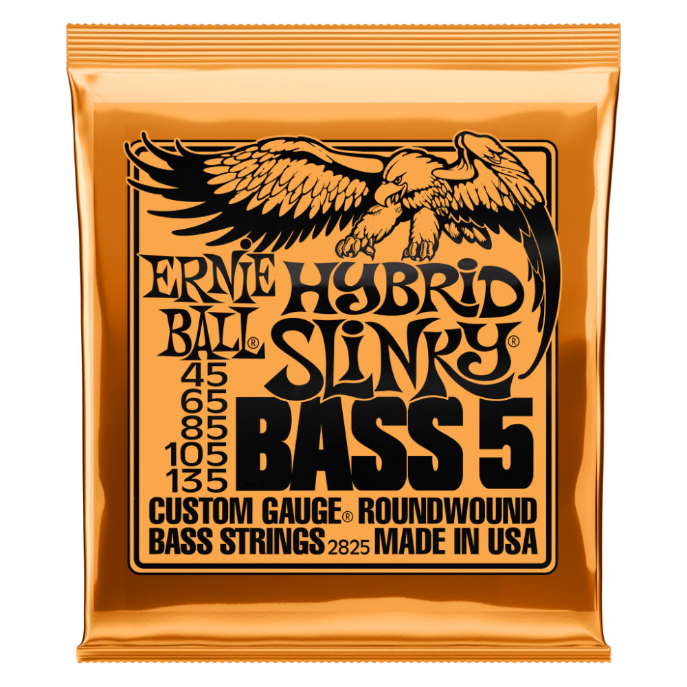 ERNIE BALL 2825 5弦ベース用弦 BASS 5 HYBRID Slinky Nickel Wound 5-String 45-135 Gauge アーニーボール