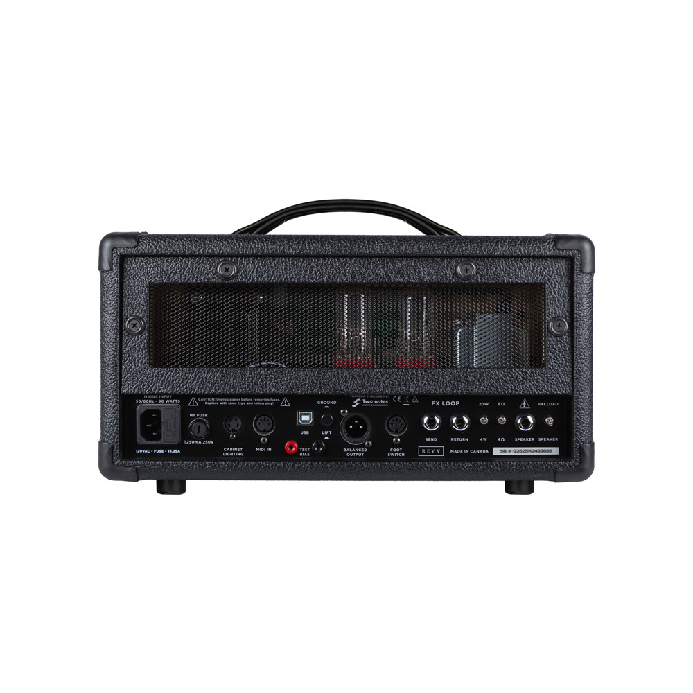 REVV Amplification レヴ アンプリフィケーション G25 ギターアンプヘッド 背面