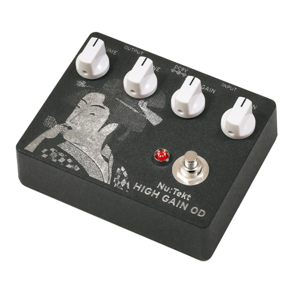 Nu:Tekt by KORG HG-S HIGH GAIN OVER DRIVE Nutube真空管を使用したハイゲインオーバードライブ 斜めアングル画像